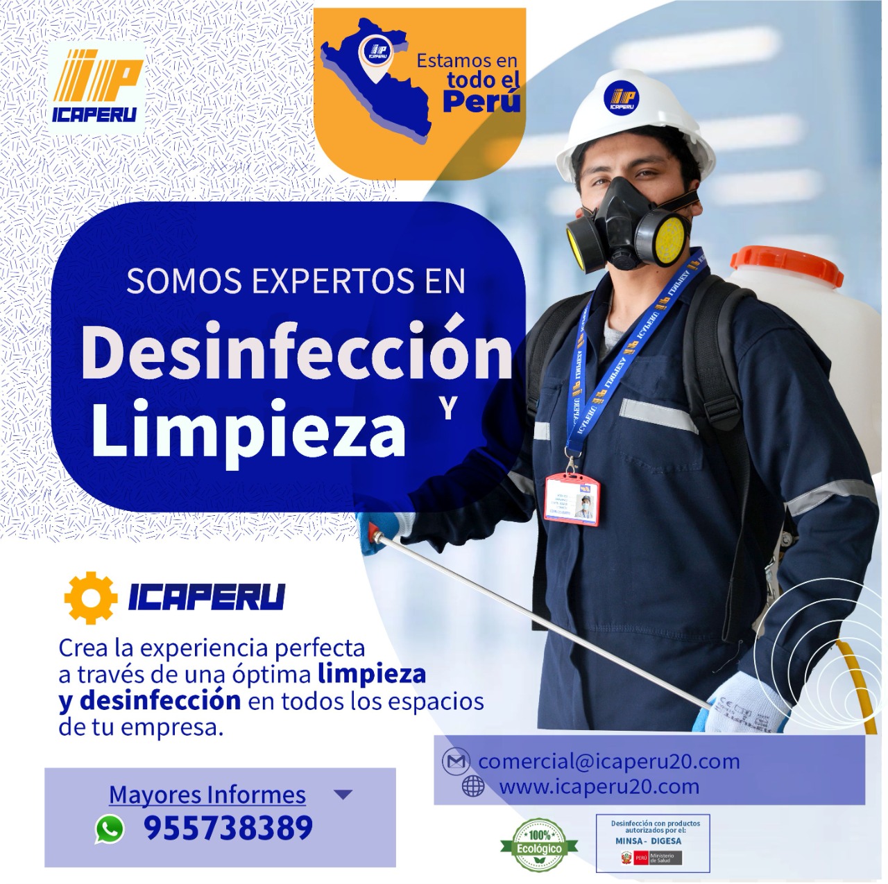 Foto de ICAPERU | Empresa de Limpieza y desinfección en el PERÚ